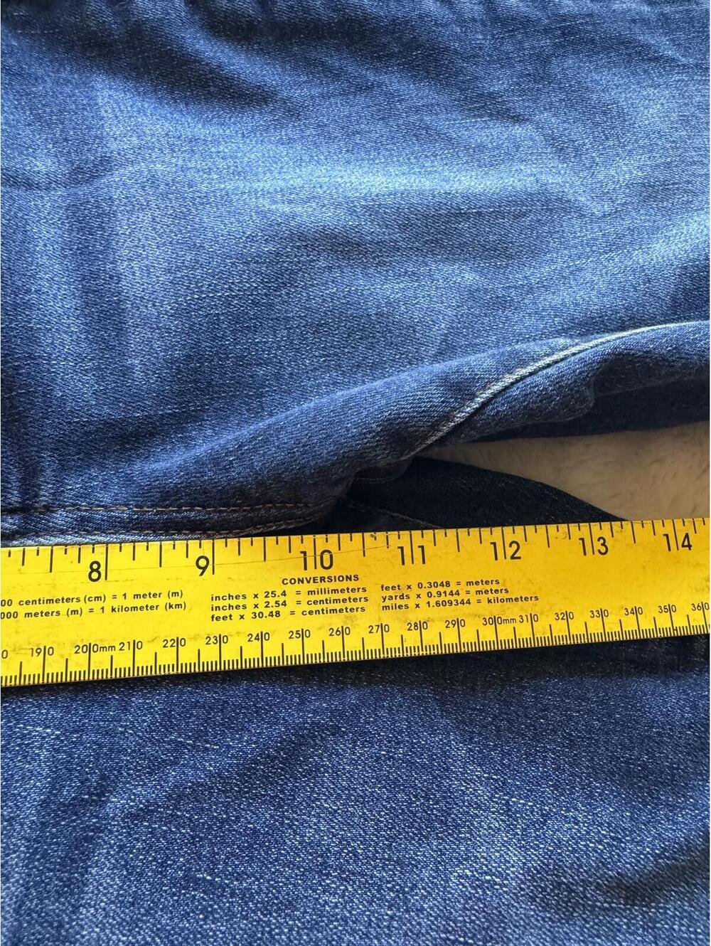 Vervet Women's‎ Blue Frayed Hem Jeans SZ 28 - Picture 4 of 8